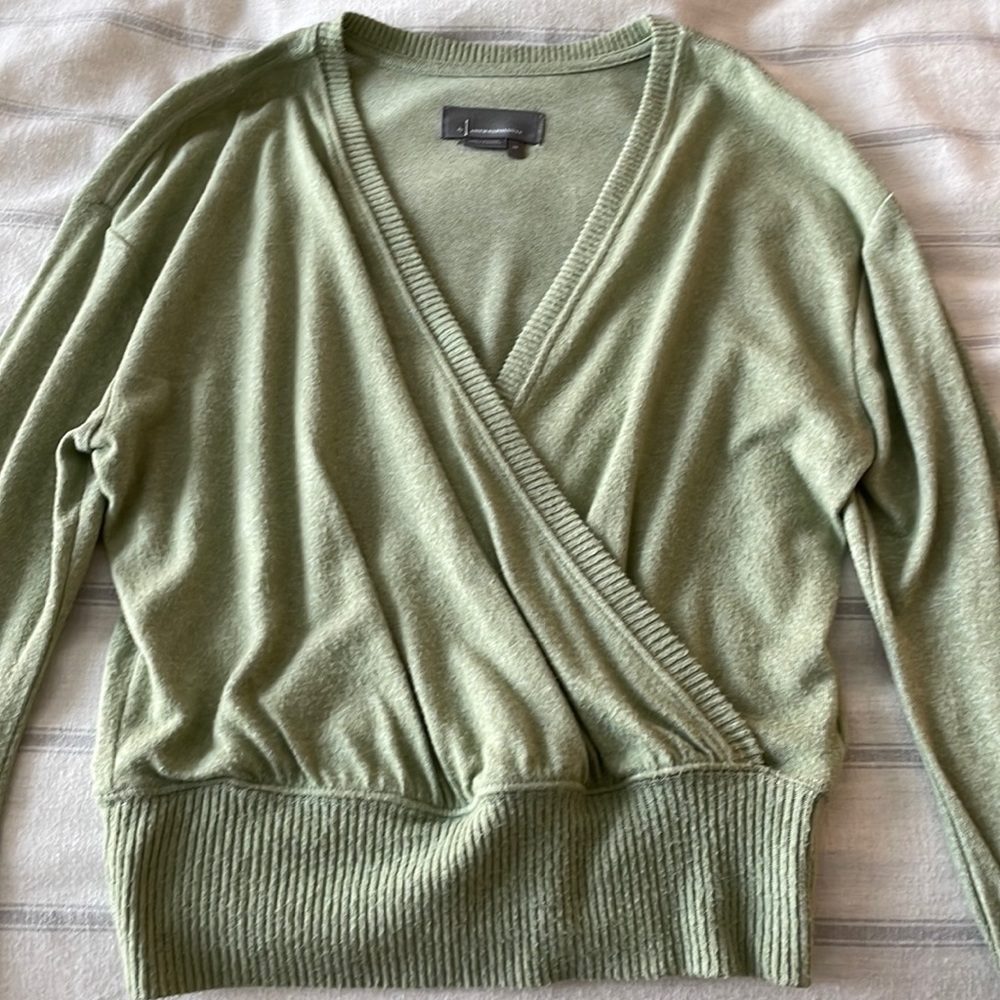 Anthropologie wrap sweater